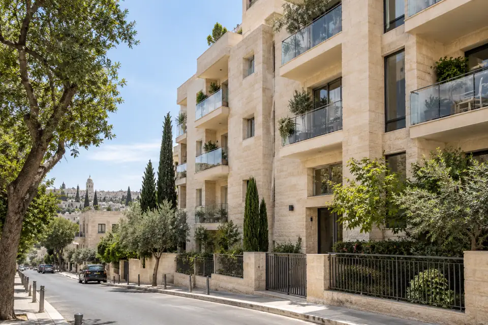 Résidence en pierre à Jérusalem illustrant l'achat d'un logement
